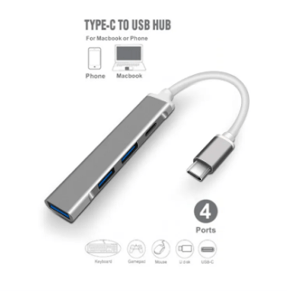 Type C 3.1 To Usb Hub 4 Port (2)