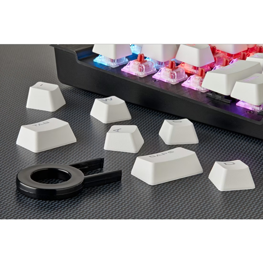Corsair PBT Keycaps white 1