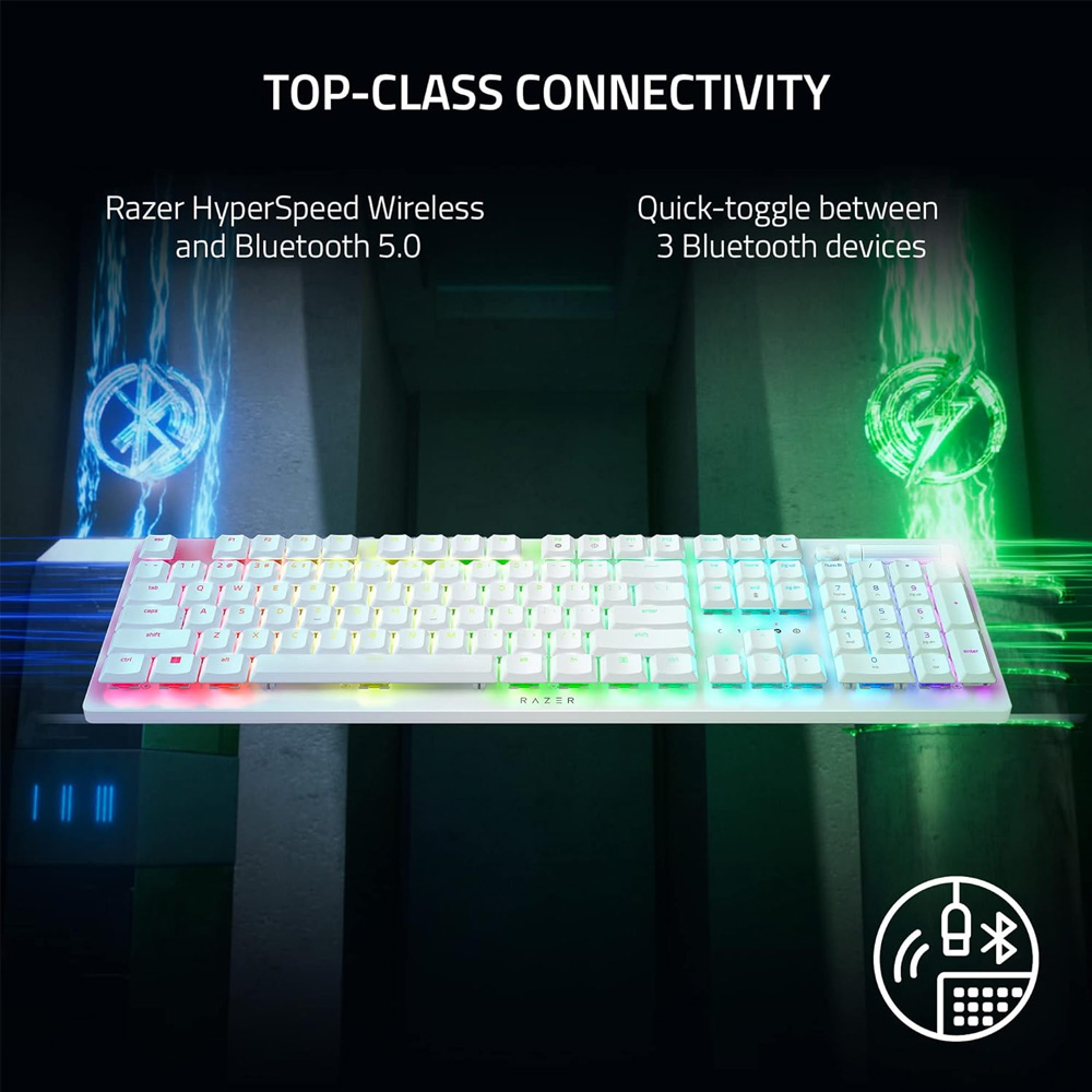 razer deathstalker v2 pro white 3
