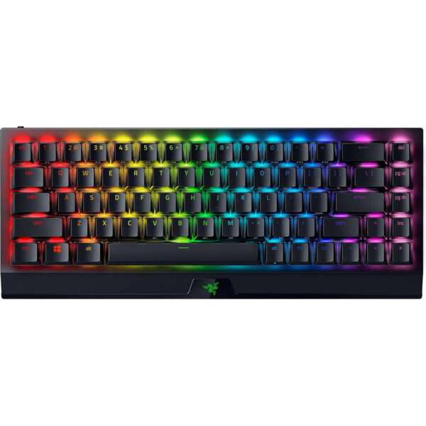 Razer BlackWidow V4 Mini HyperSpeed – 65% Wireless Gaming Keyboard with Hot-Swappable Orange Switches & 200Hr Battery