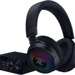 Razer Kraken V4 Pro Wireless Gaming Headset – OLED Control Hub, HD Haptics, 2.4GHz & Bluetooth Connectivity