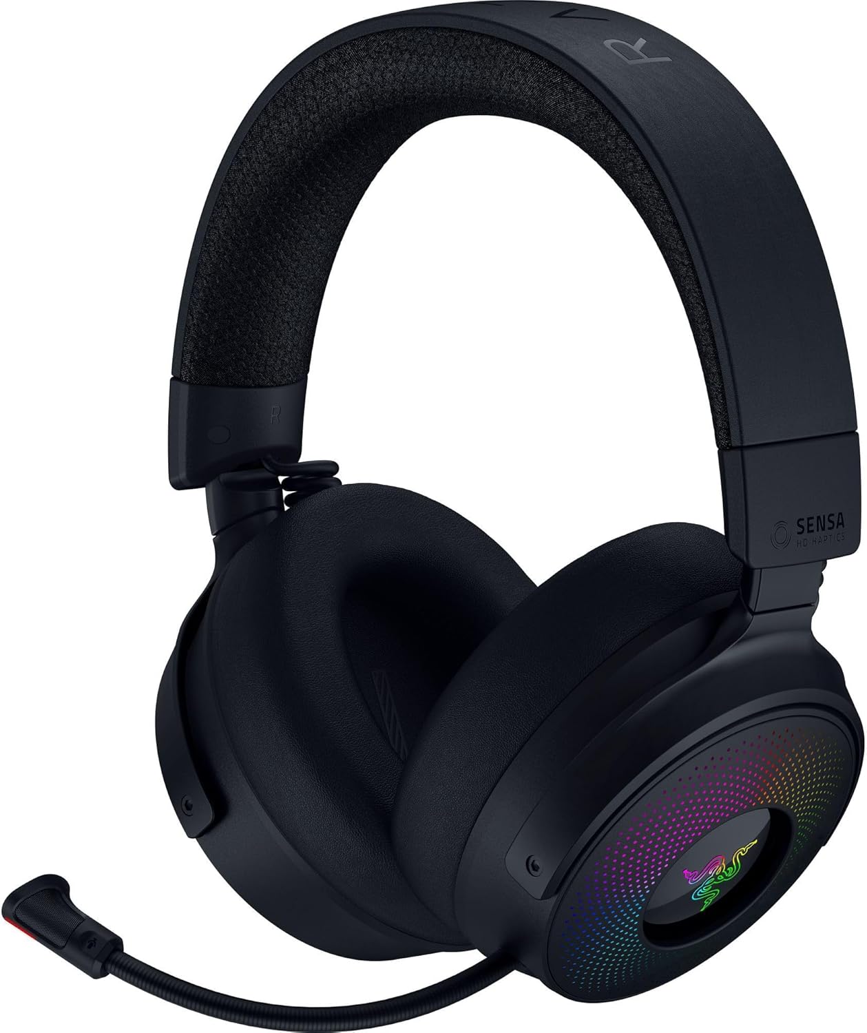 Razer Kraken V4 Pro Wireless Gaming Headset – OLED Control Hub, HD Haptics, 2.4GHz & Bluetooth Connectivity