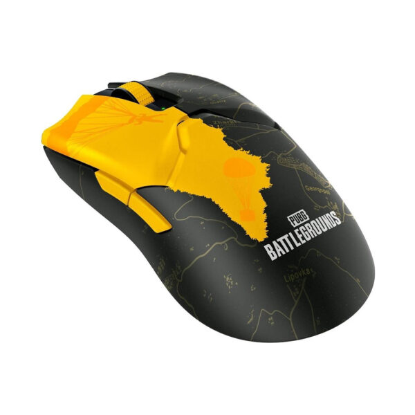 Razer Viper V2 Pro HyperSpeed Wireless Gaming Mouse, PUBG Battleground Edition, 59g Ultra Lightweight, Optical Switches, Gen-3-30K DPI Optical Sensor, 80H Battery, Black - Yellow