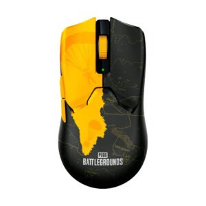 Razer Viper V2 Pro HyperSpeed Wireless Gaming Mouse, PUBG Battleground Edition, 59g Ultra Lightweight, Optical Switches, Gen-3-30K DPI Optical Sensor, 80H Battery, Black - Yellow