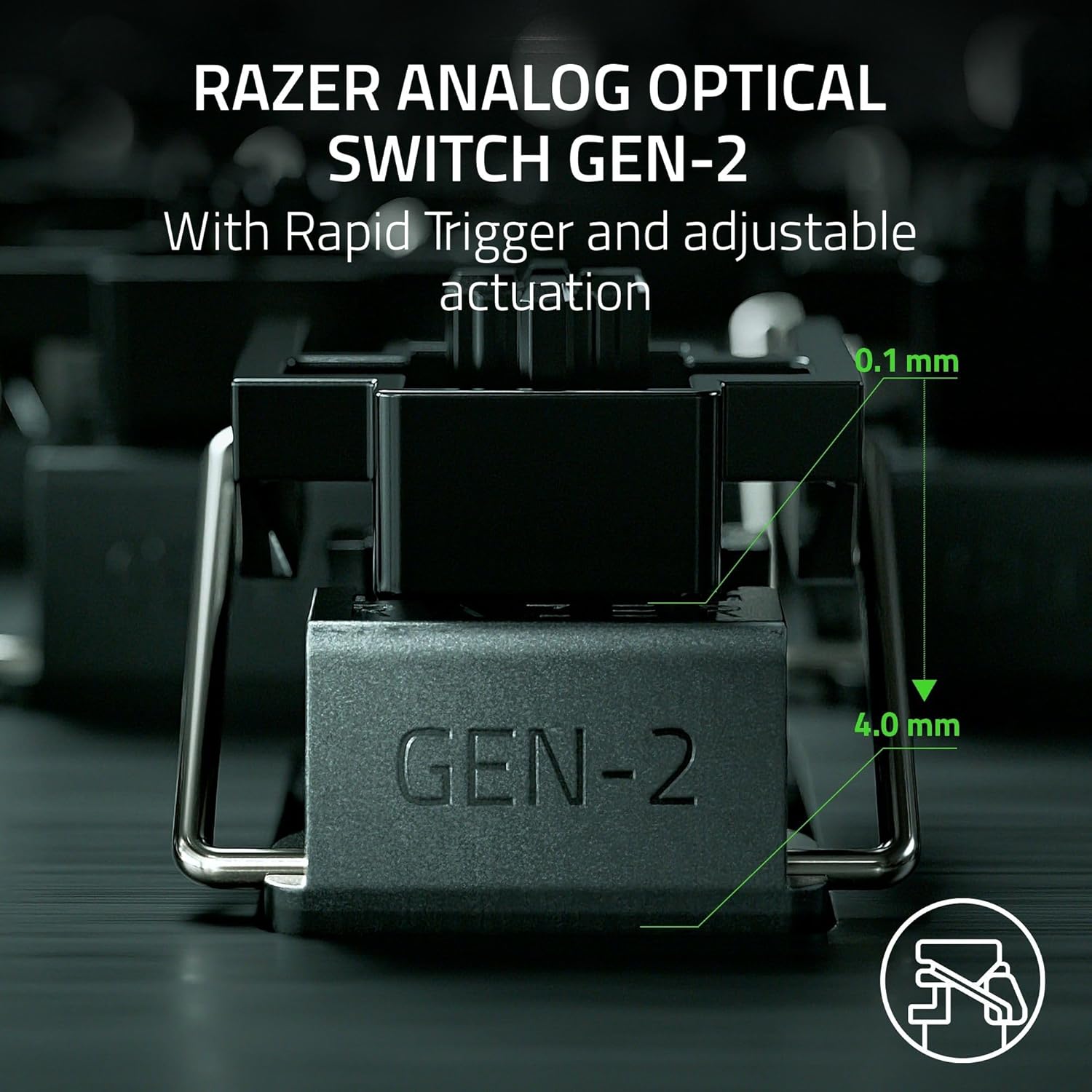 Razer Huntsman V3 Pro Mini 60% Esports Gaming Keyboard – Analog Optical Switches & Rapid Trigger